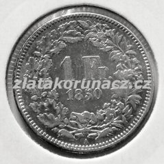 Švýcarsko - 1 frank 1850 A