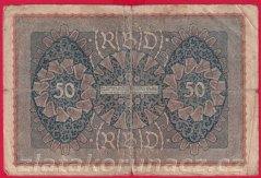 Německo - 50 mark 24.6.1919 - série Rb-pořadí 2
