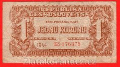 1 koruna 1944 EE