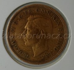 Anglie - 1 farthing 1941