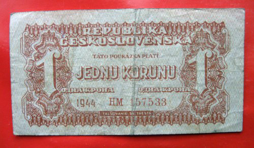 1 koruna 1944 HM