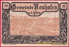 Neuhofen an der Ybbs - 20 haléřů - 1920