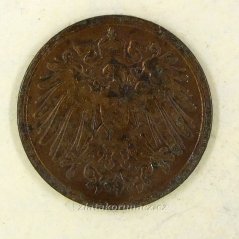 Německo - 1 Reich Pfennig 1907 F