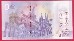 0 Euro souvenir - Caravaggio in Malta