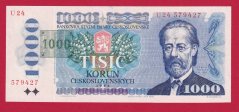 Česká republika - 1000 korun 1985 kolek tištěný U 24