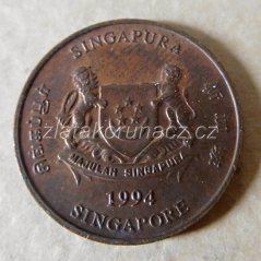 Singapur - 1 cent 1994