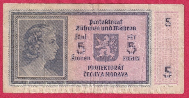 5 korun 1940 G 041