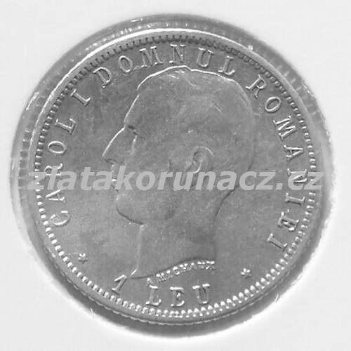 Rumunsko - 1 leu 1906