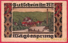 Mägdesprung - 75 pfennig - 1921