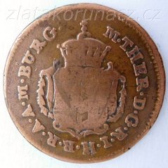 1/2 Krejcar 1772 G
