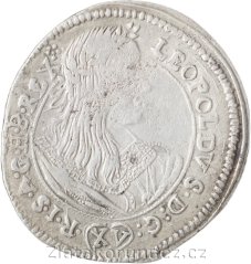 XV. krejcar 1660 - Vídeň varianta 1