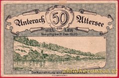 Unterach am Attersee - 50 haléřů - 1920