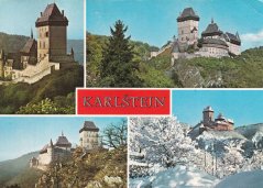 Karlštejn - hrad v ročních obdobích