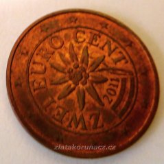 Rakousko - 2 Cent 2011