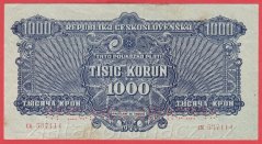 1000 korun 1944 CK -2x SPECIMEN
