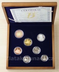 Sada mincí  2016 Proof -  dřevo