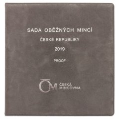 Sada mincí 2019 - Proof - Semišový obal