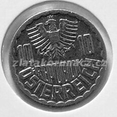 Rakousko - 10 groschen 1985
