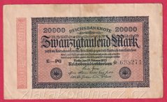 Německo - 20.000 mark 20.2.1923 - série E-PG