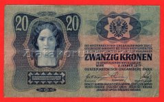 20 K 2.1. 1913 kolkovaná-I. vydání-č.2244