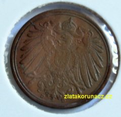 Německo - 1 Reich Pfennig 1900 D