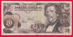 Rakousko - 20 Schilling 1967