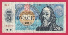 Československo - 20 korun - 1988 H 28