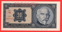 20 korun 1926 Eg perf.