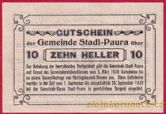 Stadl-Paura - 10 haléřů - 1920