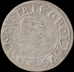 Tyrolsko - 3 krejcar B.L. Hall - arcivévoda Leopold Tyrolský
