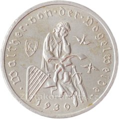 Německo - Výmar - 3 marka 1930 A - Vogelweide