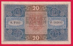 20 Korun 1919 P 213