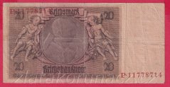 Německo - 20 Reichsmark 22.1.1929 - série P-K - 8 m.č.