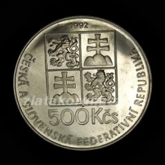 1992 - 500Kčs - J.A.Komenský - Standart