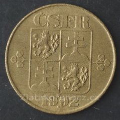 1 koruna 1992