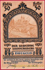 Sonntagberg - 50 haléřů - 1920