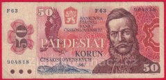 Československo - 50 korun 1987 F 63