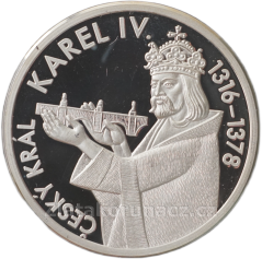 Karlův most - Český král Karel IV. 1316-1378