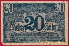 Linz - 20 haléřů - 1920 - zelená