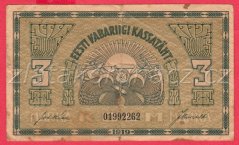 Estonsko - 3 Marka 1919