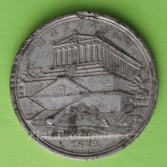 Německo - památník Walhalla u Regensburgu 1842