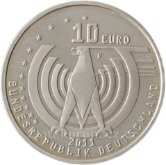 Německo - 10 Euro 2011 F - Auto