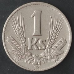 1 koruna 1942