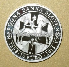 2013 - 10€ - Národná banka Slovenska - 20. výročie vzniku - Proof