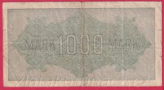 Německo - 1000 mark 15.9.1922 - série Xd-VL - 6 m.č.