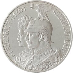 Německo - Prusko - 5 marka 1901 - Výročí dynastie