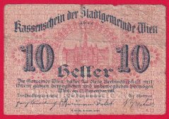 Vídeň - 10 haléřů - 1919