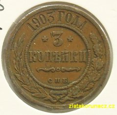 Rusko - 3 kopějka 1903 - S.P.B.