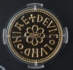 Replika "Coenwulf Gold Penny" z roku 805 n.l.