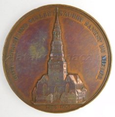 Německo - Kostel sv. Nikolaje Hamburg Zničení 5. května 1842